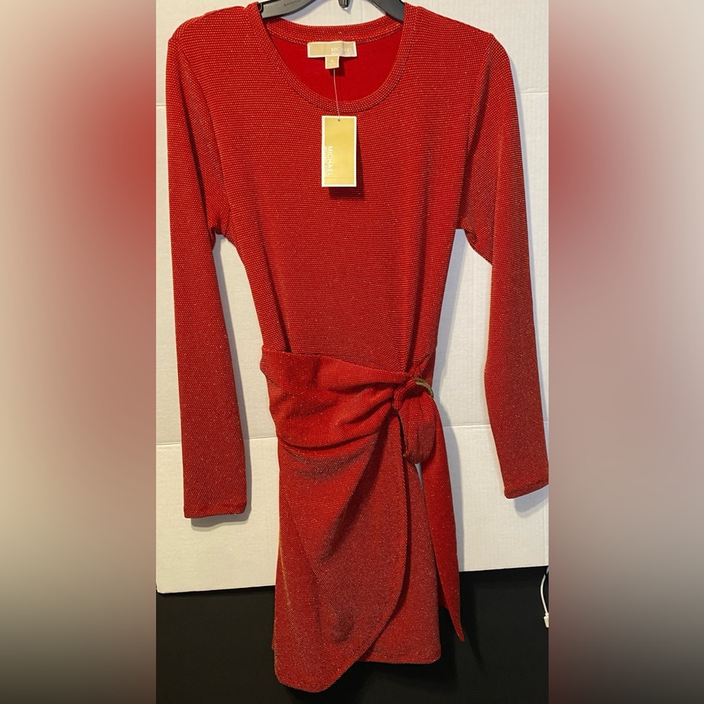 MICHAEL KORS SPARKLING RED DRESS